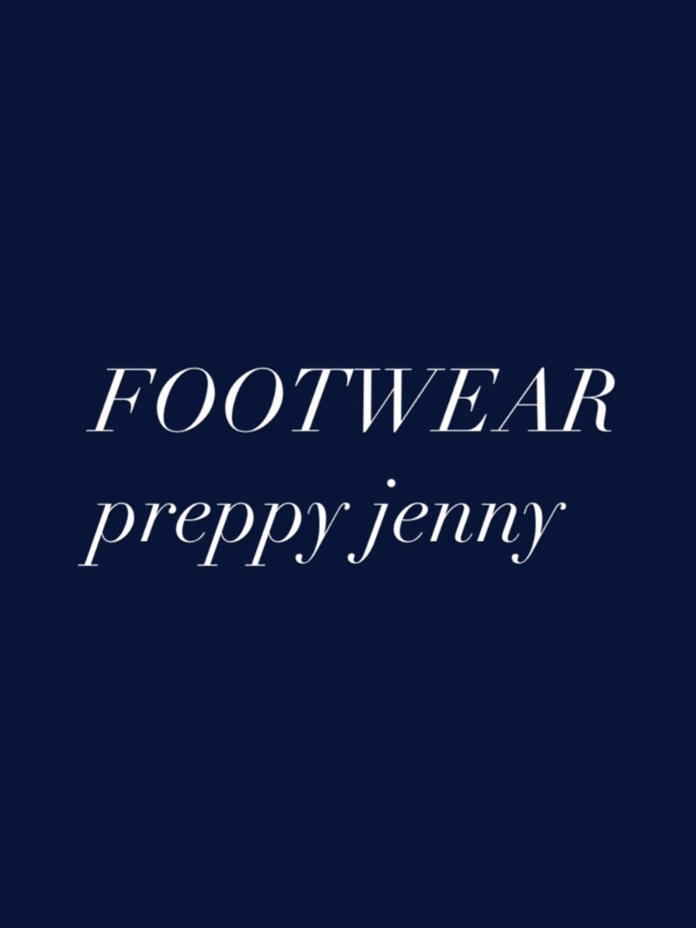 Footwear